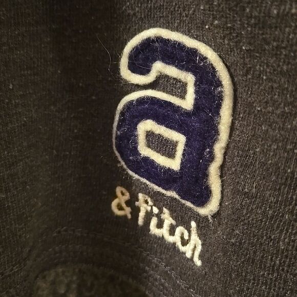 Abercrombie Charcoal Gray Shorts Embroidered Detail Vintage Medium - Picture 4 of 16